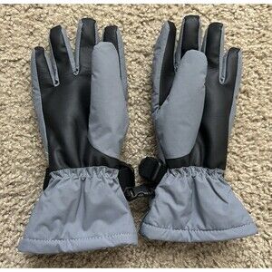 Columbia Omni Shield Insulated Gloves Youth Small Gray Black Winter